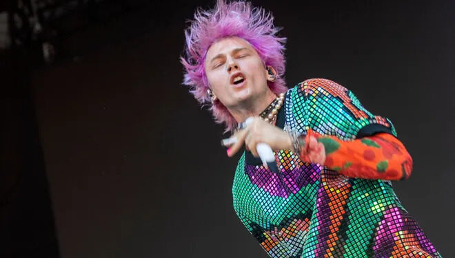 Machine Gun Kelly goes all out during Bonnaroo fest’s final hours: ‘It feels like home right now’