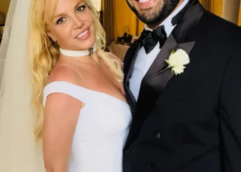 Britney Spears Wears Custom Versace Dress for Sam Asghari Wedding: See the Photos